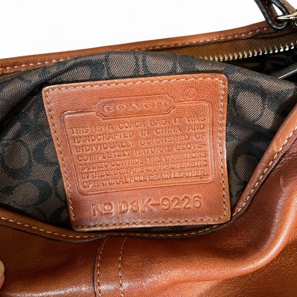 Coach Tan Leather Hobo Bag - Picture 5 of 5